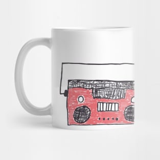 Magic Boom Box (Red Version) Mug